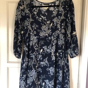 Blue pattern dress, barely worn